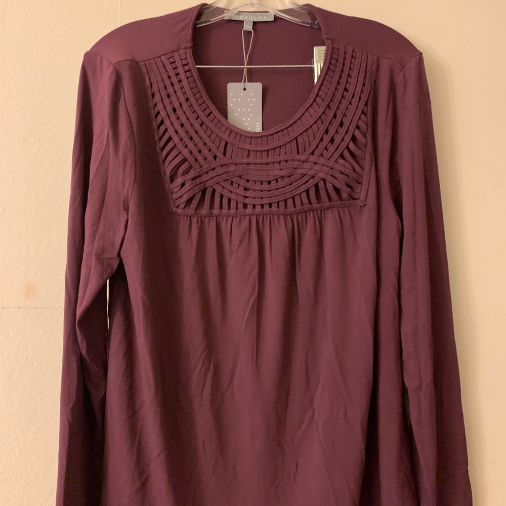*Never Worn* Maxina Lace Detail Knit Top